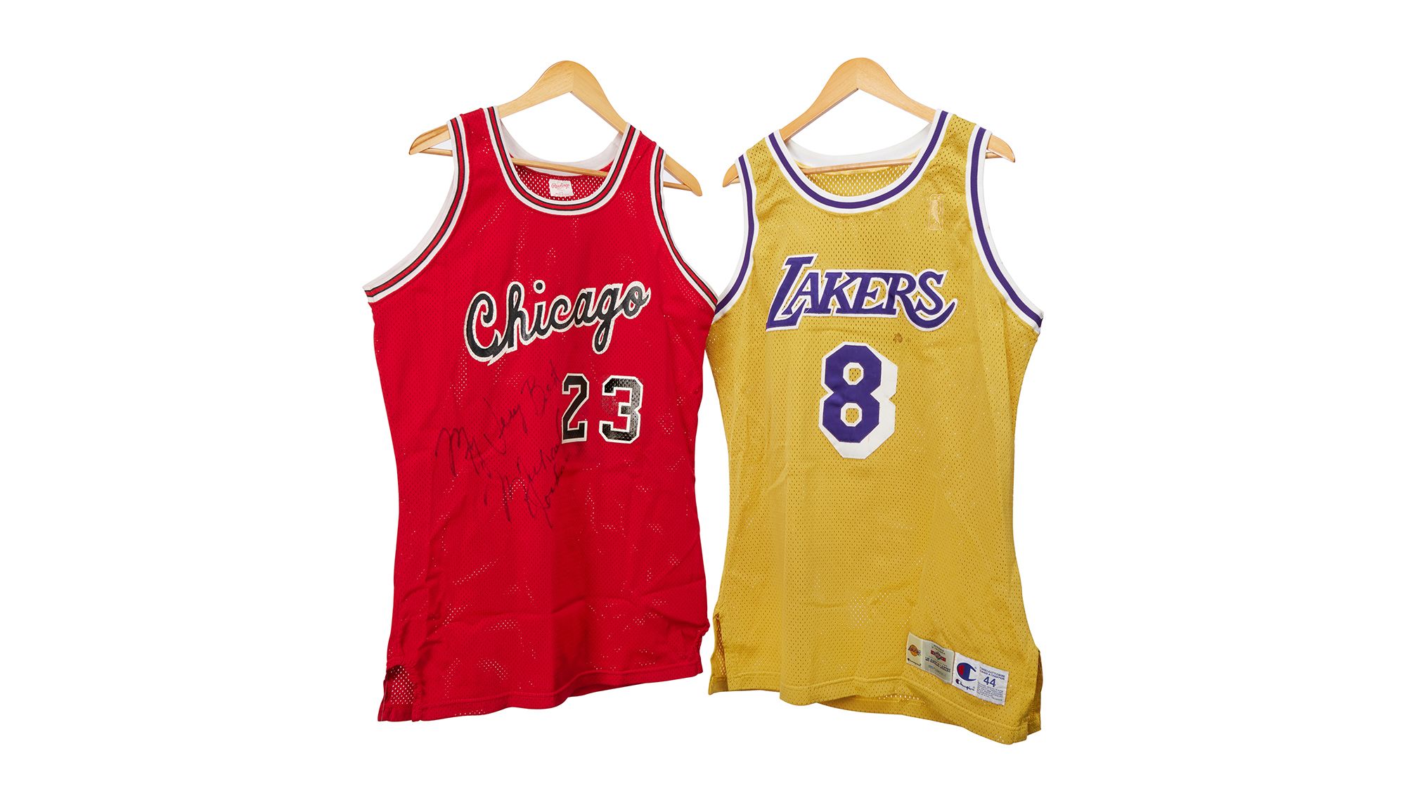 Michael Jordan’s and Kobe Bryant’s first-ever NBA jerseys expected to sell for $10 million apiece